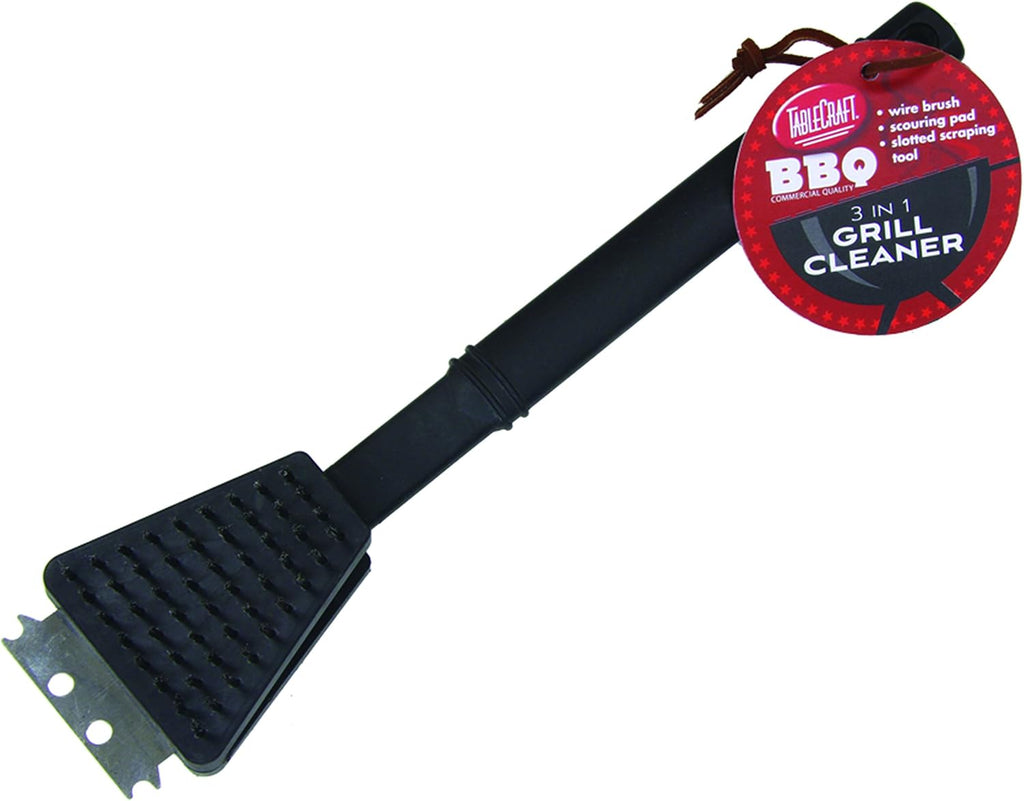 Heavy Duty Double Sided BBQ Brush 3-in-1 Grill Cleaner