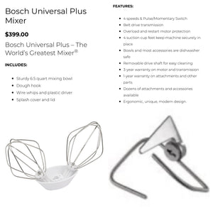 Bosch universal mixer
