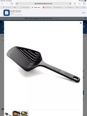 Food scoop/colander